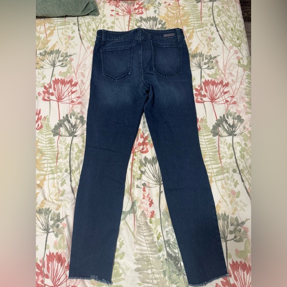 Level 99 Dark Blue Skinny Jeans - Picture 4 of 8